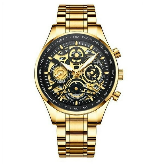Nibosi New Mens Watches Fashion Wristwatch Gold Men Watch Top Brand Luxury Waterproof Date Quartz Watches Relogio Masculino - Quartz Wristwatches