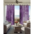 thumbnail image 4 of Purple Blackout Curtains 96 Inches Long for Bedroom, Retro Oil Painting Modern Abstract Art Aesthetics Thermal Insulated Room Darkening Black Out Window Curtain Panels Grommet Drapes for Living Room, 4 of 8
