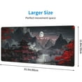 thumbnail image 2 of Japanese Mouse Pad, Large Japanese Desk Mat, XL Anime Gaming Keyboard Mat, Non-Slip Rubber Base, Big Extended Desk Protector for Home Office, 31.5”x11.8”, 2 of 9