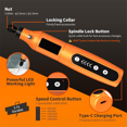 thumbnail image 5 of Recharge USB avec 36 Accessoires, Outil Rotatif Multi-Usage pour Ponçage, Polissage, Perçage, Sculpture, 5 of 5