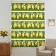 thumbnail image 3 of Lemon Summer Sheer Curtains 84 Inches Long, Watercolor Fruits Green Yellow Stripes Light Filering Curtains, Breathable Simi Curtain Privacy Drapes for Living Room Bedroom Lightweight Window Treatment, 3 of 9