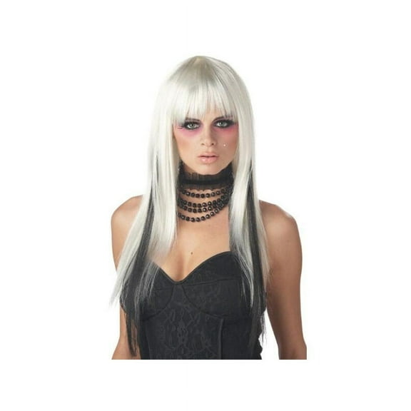 Chopstix Wig (White/Black;One Size)