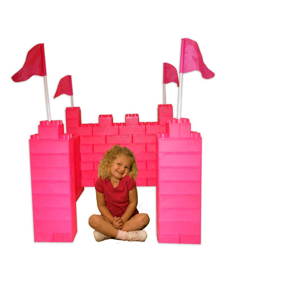 Jumbo Blocks Castle Playhouse 104Piece Play Set