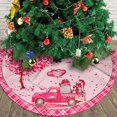 thumbnail image 2 of Valentine''s Day Decoration Christmas Tree Skirt Decor for Holiday Party Mat, New Year Festive Decoration 48 in, 2 of 6