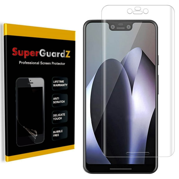 [2-Pack] For Google Pixel 3 XL - SuperGuardZ [FULL COVER] Screen Protector, HD Clear, Anti-Scratch, Anti-Bubble