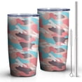thumbnail image 2 of Camouflage 20oz Coffee Tavel Tumblers, Stainless Steel Mobile Tumbler, Vacuum Insulated Coffee Mug with Lid, Spill-Proof Travel Cup for Hot & Cold Drinks, 2 of 6