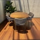 thumbnail image 2 of Comedor para 4 personas color café oscuro de madera de parota modelo Fiji, 2 of 9