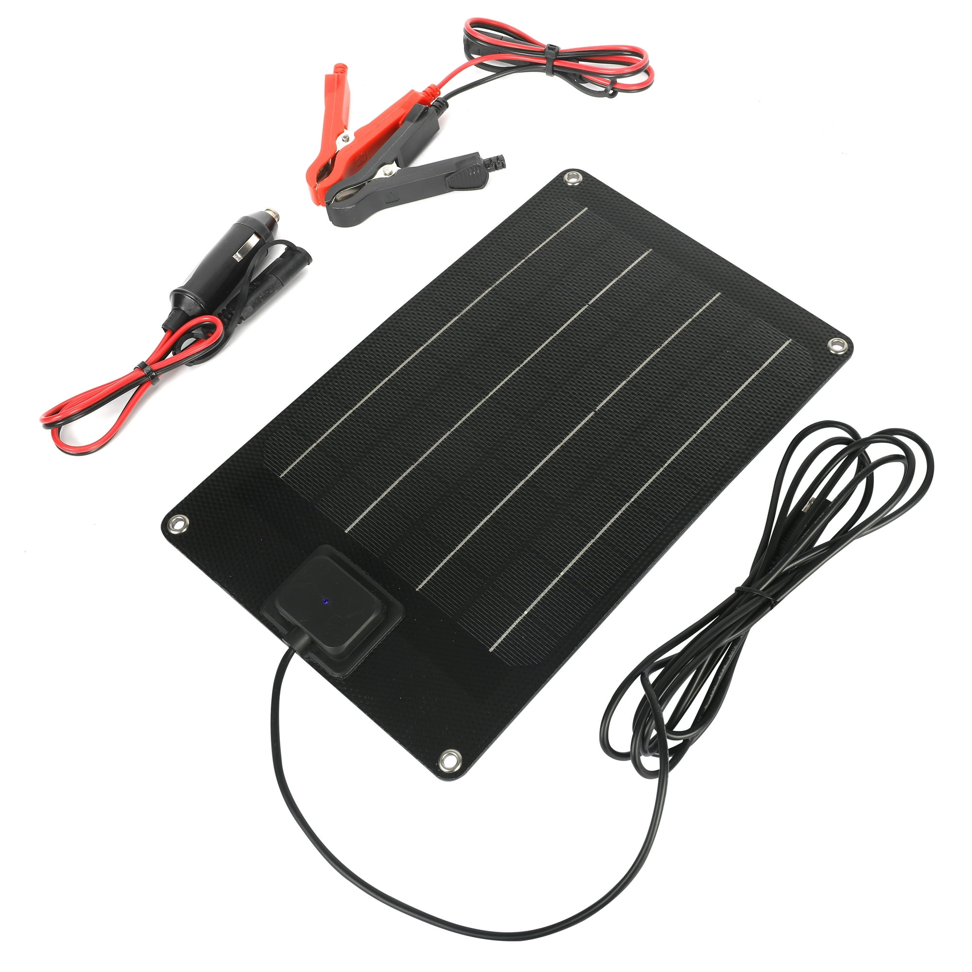 Ozark Trail 5W Solar Boat Battery Maintainer, Marine Battery Trickle Charger, BT6757