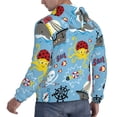 thumbnail image 6 of Lsque Pirate Marine Animals Pattern Casual Men's Hoodie,Hooded Sweatshirt with Kangaroo Pocket,Pullover Hoodie-Large, 6 of 7
