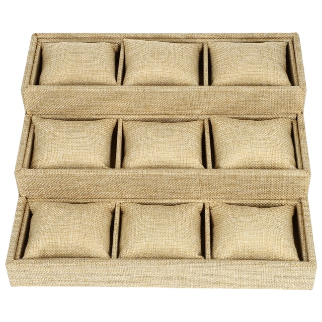 KAKOWELY Grids Divider Tray 1 Set Multi Grids Storage Plate Watch Storage Container Jewelry Watch Tray10.63"X9.45"X3.74"