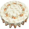 thumbnail image 2 of Nappe Ronde Citrouille d'Automne pour l'Action de Grâce et Feuilles d'Automne Nappe Décorative 60 Pouces Tissu Polyester Couverture de Table de Récolte pour Maison Cuisine Fête en Plein Air, 2 of 6