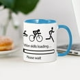 thumbnail image 4 of CafePress - Triathlon Skills Loading... Plea - 11 oz Ceramic Mug - Novelty Coffee Tea Cup, 4 of 6