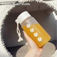 thumbnail image 4 of 500ml Plastic Transparent Frosted Water Bottle, BP-A Free, Portable Reusable Leak-Proof Water Bottle With Rope for School Travel, 4 of 4