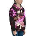 thumbnail image 5 of Demon Slayer Kamado Nezuko Kids' Hoodie 3D Print Sweatshirt Soft Pullover Hooded with Big Pockets Fans Gifts for Boys or Girls Small, 5 of 7