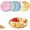 Multicolor, variant on (5 Pack) Portion Control Plate for Balanced Eating, 9" Unbreakable Divided Plates,3 Compartment Plates, Reusable Plastic Plates, for Kids Adults