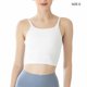 thumbnail image 4 of Qarigey Camiseta sin mangas, transpirable, suave, ligera, cómoda, para el pecho, fina, fresca, para mujer, para hacer ejercicio, deportes Prendas para la parte del cuerpo Blanco Qarigey AP017242-01, 4 of 6