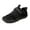 Black, variant on GJSYRH Girls Barefoot Shoes Slip On Water Shoes with Wide Toe Box Zero Drop Design Minimalist Footwear ldeal for Walking Hiking Black 12