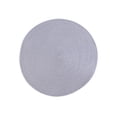 thumbnail image 3 of Tuvgenk Woven Placemat 15 Inch for Kitchen Dining Cotton Easy Clean Table Mat Gray for Birthday Party Decor Stain Resistant Waterproof Round, 3 of 4
