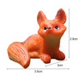 thumbnail image 6 of Dserhfy 1/3/6Pcs Mini Fox Figurines Resin Miniature Foxes Landscape Fox Figurine Party Favors Garden Home Decor, 6 of 8