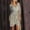 Grey, variant on EGNMCR Women's Sequin Dresses Autumn Winter V Neck Long Sleeve Belt Corset Cocktail Dresses Comfy Irregular Hem Plus Size Trendy Party Club Casual Mini Bodycon Dresses