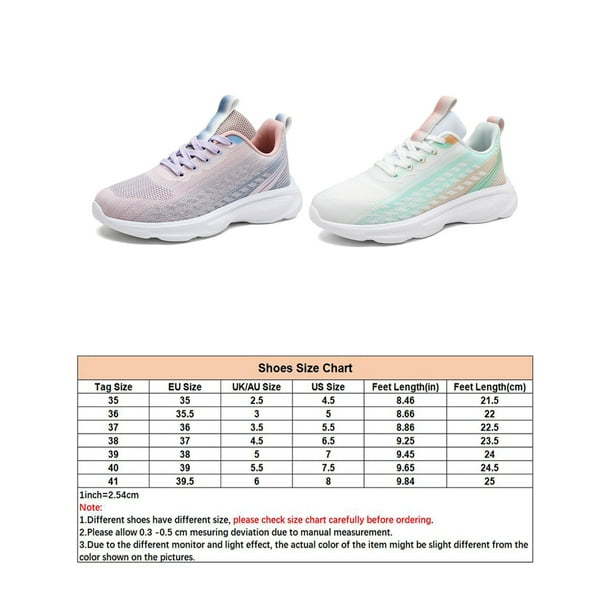 Woobling Womens Athletic Shoes Gym Sneakers Sport Running Shoe Comfort  Trainers Ladies Non-Slip Walking Gray Pink 4.5