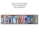 thumbnail image 3 of Bearachild Artesanías de metal, decoración de pared para bar, letreros de calle retro, llamativos letreros de Love More para espacios Decoración del hogar (20.3 x 7.6 cm), 3 of 6