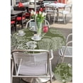 thumbnail image 5 of Outdoor Tablecloths with Umbrella Hole & Zipper, Sage Green Coastal Round Tablecloth 54 Inch, Starfish Coral Summer Beach Ocean Waterproof Table Cloth, Patio/Pool/Picnic Table Covers, 5 of 8