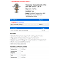 thumbnail image 2 of Thermostat - Compatible with 1996 - 2004 GMC Sonoma 4.3L V6 1997 1998 1999 2000 2001 2002 2003, 2 of 2
