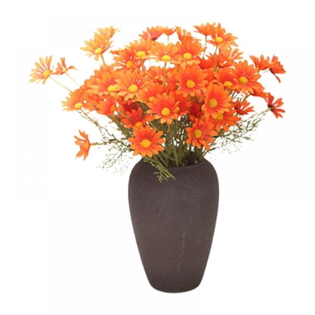 Artificial Daisies Flowers Outdoor UV Resistant 5 Bundles Fake Daisies for Window Box Hanging Planter Farmhouse Indoor Outside Decor