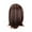 Brown, variant on Eqslft Short Straight Bob Wig with Blonde Highlights,Medium Length Straight Hair, Natural Looking,Gradient Gold Brown