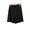 Black, variant on Women's Loose Fit Sleep Shorts Modal Blend Lounge Pants High Waist Comfy Sleepwear Ruffle Hem Casual Pajama Bottoms, Black