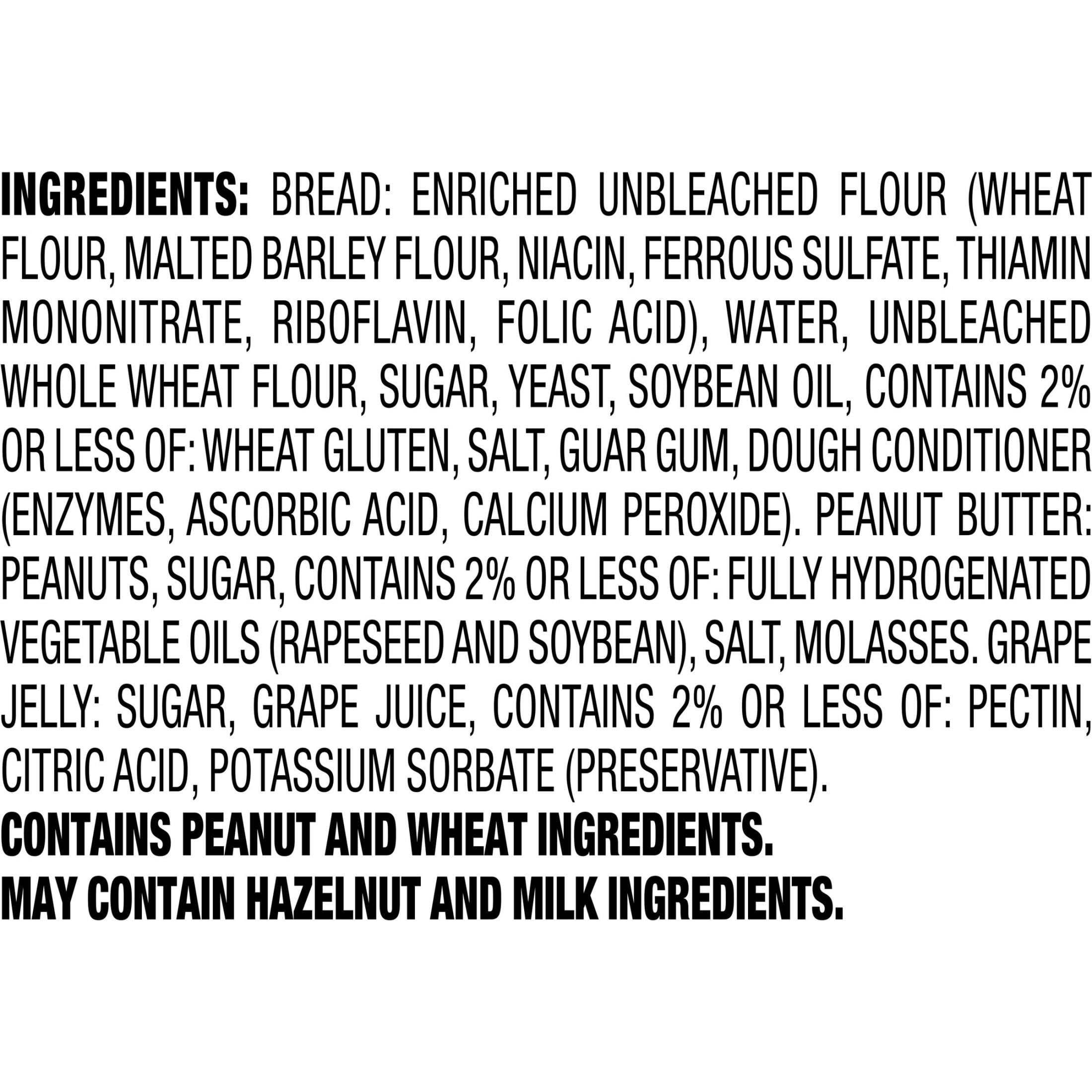 Smucker’s Uncrustables Peanut Butter & Grape Jelly Sandwiches, 15 Count, 2 oz Each, Frozen