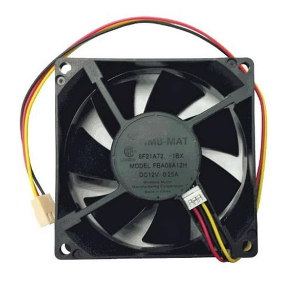 80 x 80 x 25 mm. Ventilateur de Refroidissement à Roulement Hydraulique