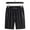 Black, variant on Plebaso Big and Tall Mens Shorts Lightweight Cargo Beach Shorts Outdoor Work Shorts with Zipper Pockets
