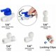 thumbnail image 4 of Tubería de agua para máquina de hielo de material de polipropileno Pp, amplia gama de aplicaciones, accesorios de conexión rápida para kit de tubería de agua de refrigerador, longitud de 10 m,, 4 of 5