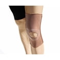 thumbnail image 4 of Alpha Medical Open Patella Compression Support Knee Brace Sleeve With Anti-Roll Support Stays – Knee Stabilizer – Knee Pain Relief (X-Small Black), 4 of 4