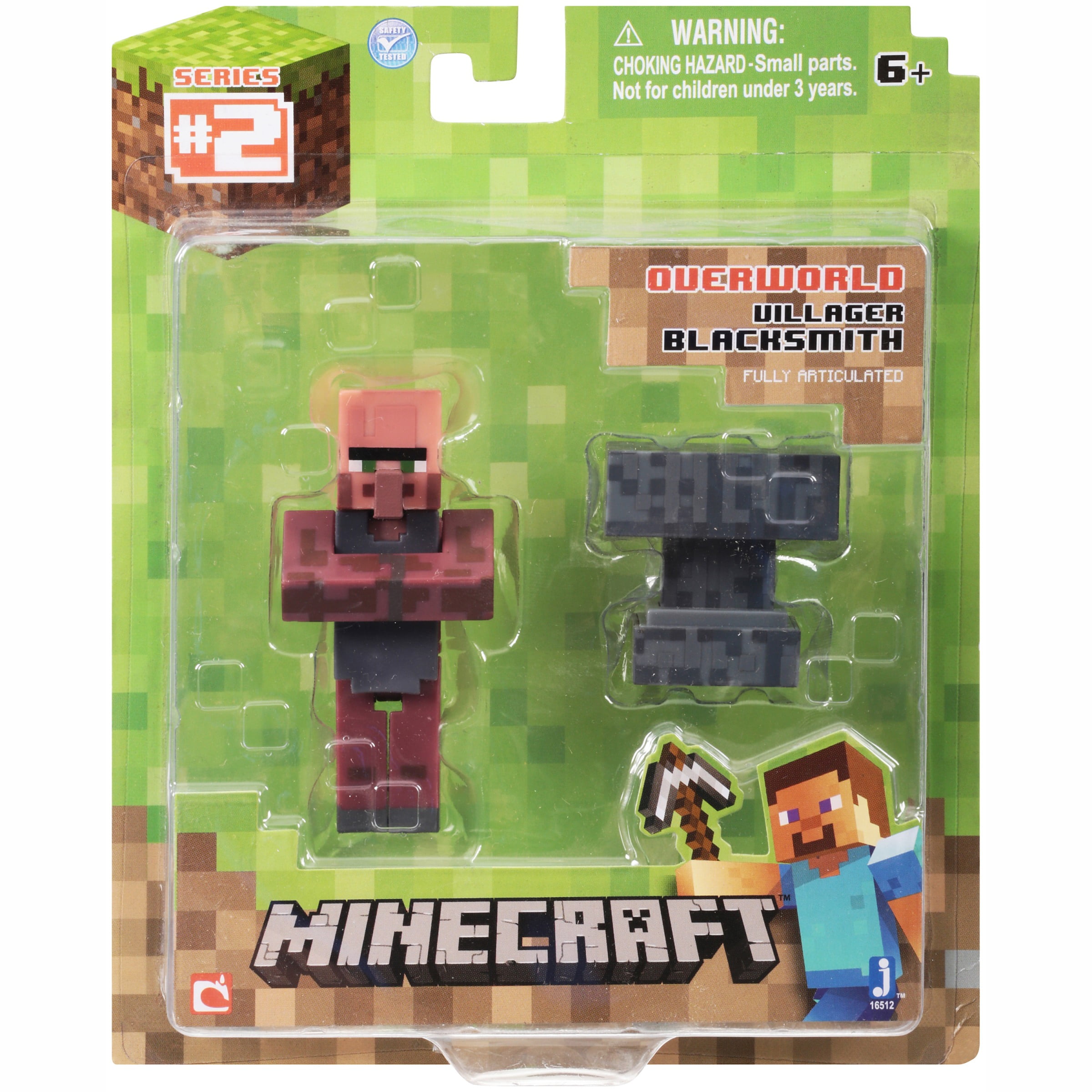 Minecraft™ Series #2 Overworld Villager Blacksmith 2 pc