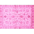 thumbnail image 1 of Ahgly Company Indoor Rectangle Oriental Pink Traditional Area Rugs, 2' x 5', 1 of 4