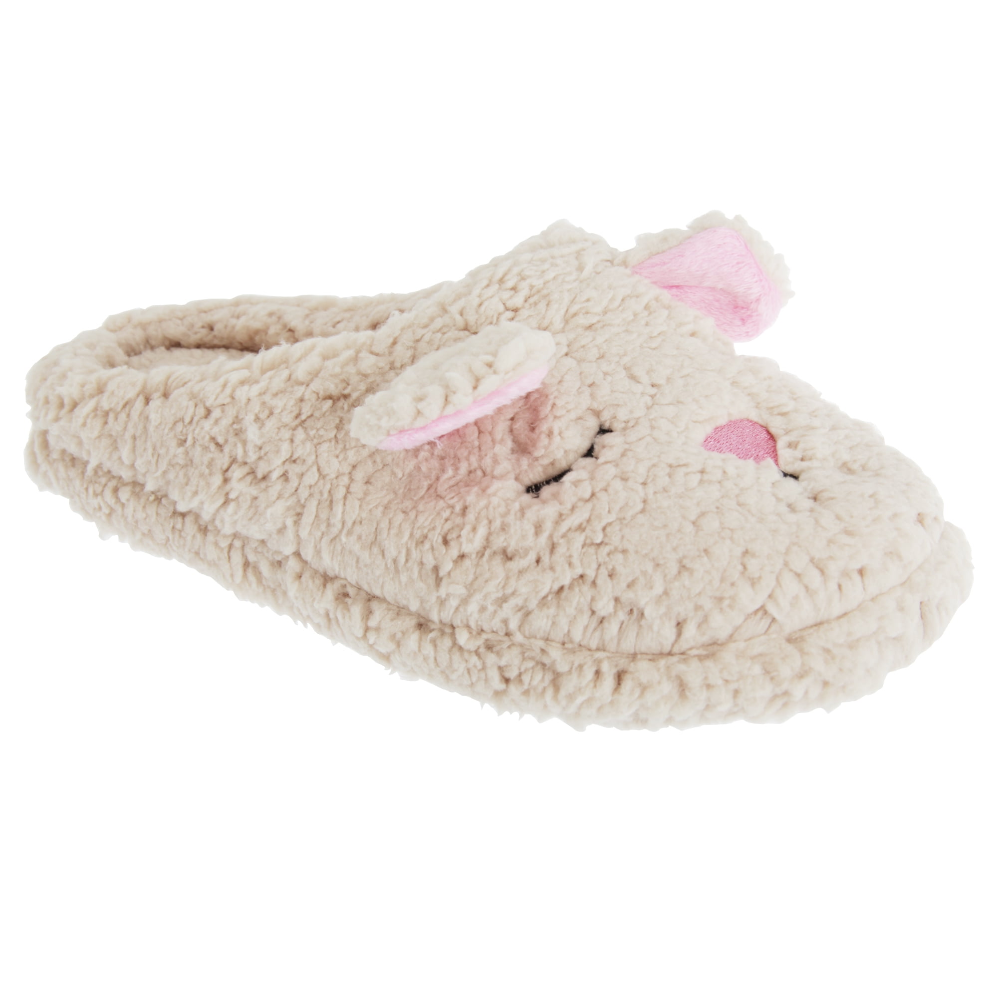 Slumberzzz Womens/Ladies Sleepy Mouse Design Slip-On Slippers | Walmart ...