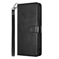 For iPhone 15 PLUS Case Detacheable Circle Wallet + 2 Tempered