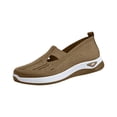 thumbnail image 2 of YOUYEDIAN Orthopedic Shoes for Women Spring Casual Slip on Non Slip Arch Support Sneakers Dress Comfy Mesh Closed Toe Shoes (Brown), 2 of 6