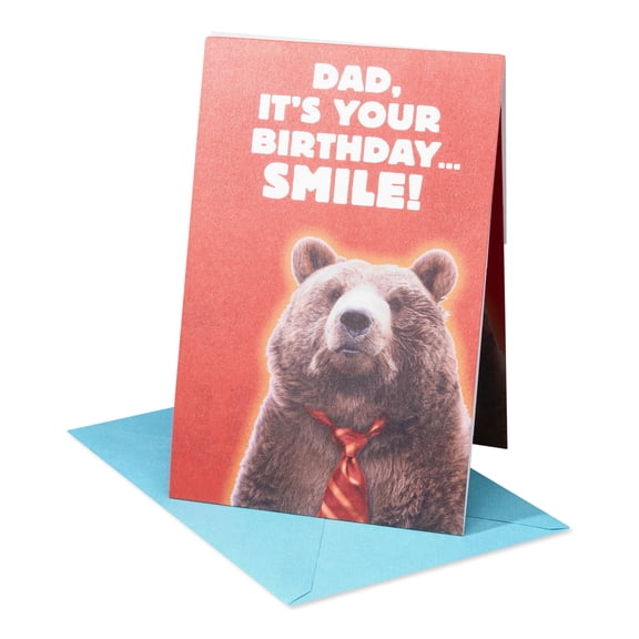 American Greetings Funny Birthday Card for Dad (Smile Like a Bear)