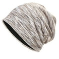 thumbnail image 1 of Sombreros de moda para mujer, de color liso, a rayas, de invierno, de punto, con diadema, gorro de punto para mujer, 1 of 2