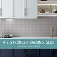 thumbnail image 2 of ZC5HAO Subway Tiles Peel and Stick Backsplash, 10-Sheet Stick on Tiles Kitchen Backsplash, Premium Anti Mold Kitchen Backsplash Peel and Stick Tile(Thicker Version), 2 of 7