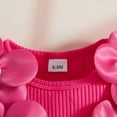 thumbnail image 6 of Infant Toddler Baby Girl Summer Clothes Bow Embroidery Short Sleeve T Shirts Top Shorts 2 Piece Summer Outfits Set Girls Summer Set 1-3 Years,9-12 Months, 6 of 9