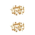 thumbnail image 4 of Qarigey Pendiente Stud Base Hecho a mano Popular Personalidad Alfileres de oreja Ajuste Herramienta de fabricación de joyas Boda Suministros Oro 5 mm 2Conjunto, 4 of 6