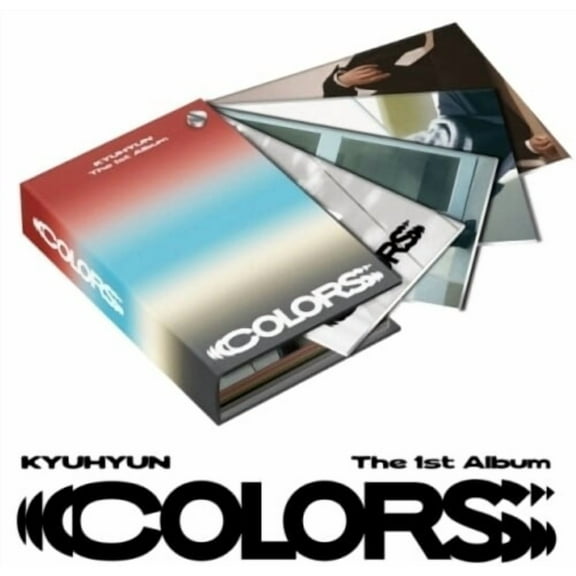 Kyuhyun - Colors - Color Swatch Book Version - incl. 76pg Swatch Book, Folded Poster, Polaroid   2 Photocards - Music & Performance - CD