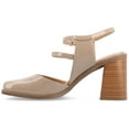 thumbnail image 3 of Journee Womens Caisey Double Strap Mary Jane Pumps, 3 of 10