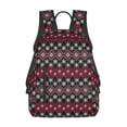 thumbnail image 1 of Fotbe red Minimalist Snowflake Mochila Ligera para Hombres y Mujeres - Duradera y Resistente al Agua, Ideal para Escuela, Trabajo, Viajes y Uso Diario, 1 of 7