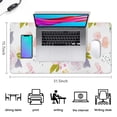 thumbnail image 5 of Purple and Pink Watercolor Flowers Desk Mouse Pad Pad Mouse Waterproof Non Slip for Office Home Work Gaming Table Tables Gaming Rubber Base Mousepad with Stitched Edges 35.4x15.7inches, 5 of 7